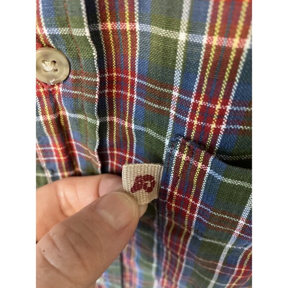 Pendleton Shirt Men’s Size Large Short Sleeve Plaid Multicolor Button Up - Picture 5 of 8